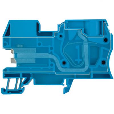 WEIDMULLER ZNT 35 Wielopoziomowy blok zaciskowy, złącze sprężynowe, 35 mm², 400 V, 125 A, liczba przyłączeń: 1, liczba poziomów: 1, niebieski 1739640000 /10szt./ (1739640000)